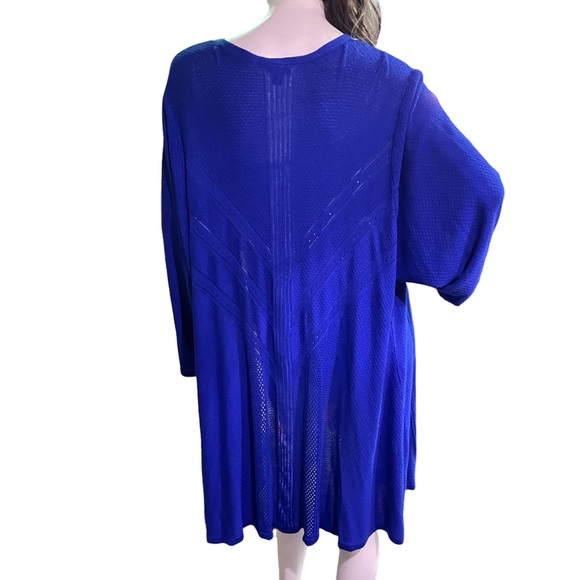 TORRID PLUS SIZE 6 Long Sleeve Cardigan Royal Blue - Picture 4 of 12